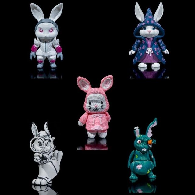 Animaux flexibles : Lapins amusants