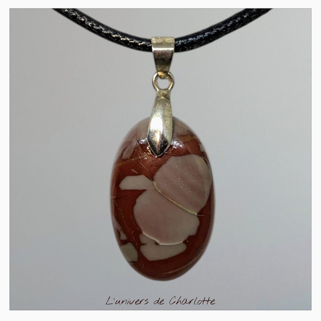 Pendentif &quot;Jaspe nooréna&quot; PN-076