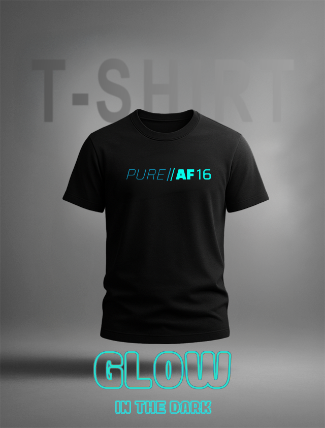 Andy Farley Glow T-Shirt (Green Blue / Neon Blue Dark/UV)