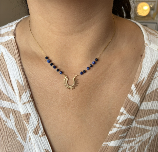 Collier Sol Azul