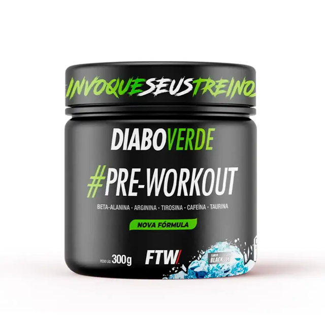PRÉ TREINO DIABO VERDE 300G FTW