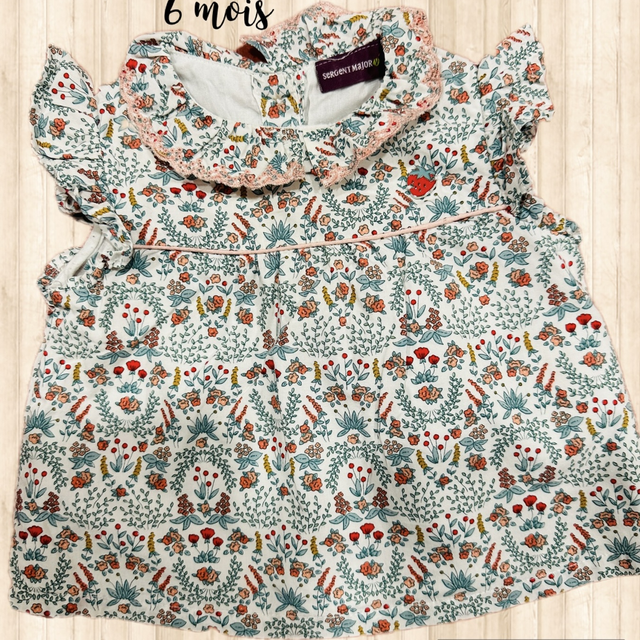 Blouse sans manche fleuries, Sergent Major 