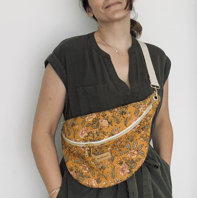 Sac Banane XL INDIA JAUNE