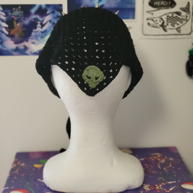Bandana à pic tête de mort