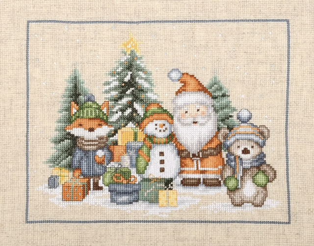 Vervaco The Christmas Crew Counted Cross Stitch Kit