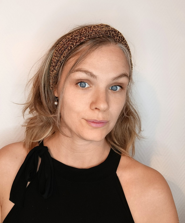 Bandeau à paillettes- doré