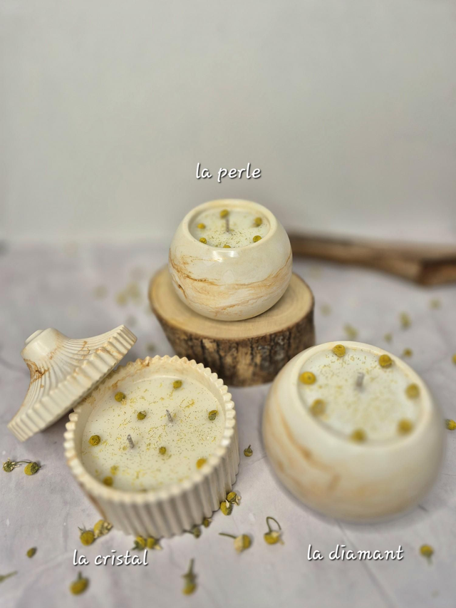 Les bougies Douce Camomille