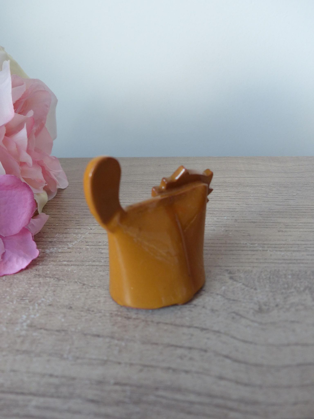 Petite cloche en forme de chat – Poterie unique pour déco ou collection - Chat décoratif pour maison - Clochette chat céramique artisanale