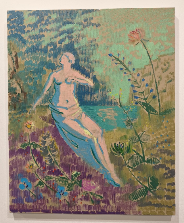 Aphrodite par Shuji Fukushima, huile sur toile 65 x 53 cm,  2021