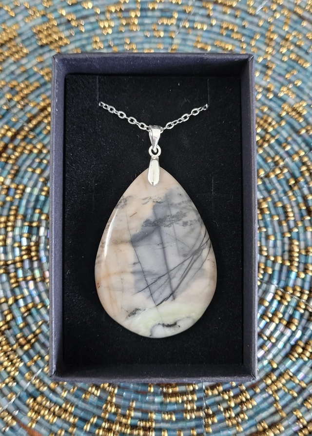 Pendentif Jaspe Picasso 