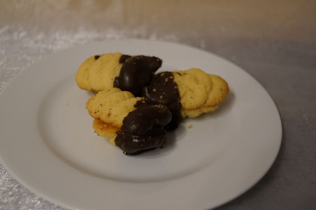 Orangenspiralen (Spritzgebäck)