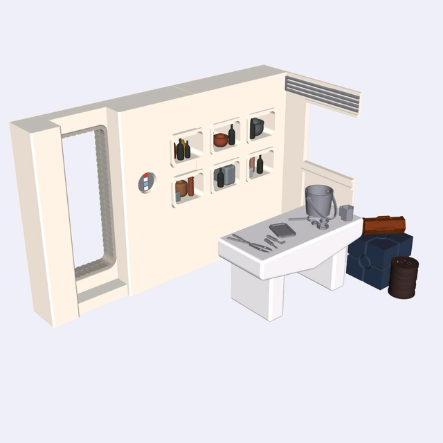 3d printed Train Station 