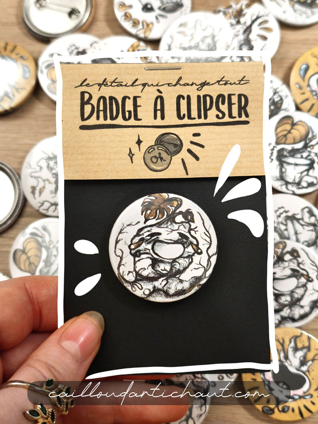 Badge mandragore à l&#039;unité