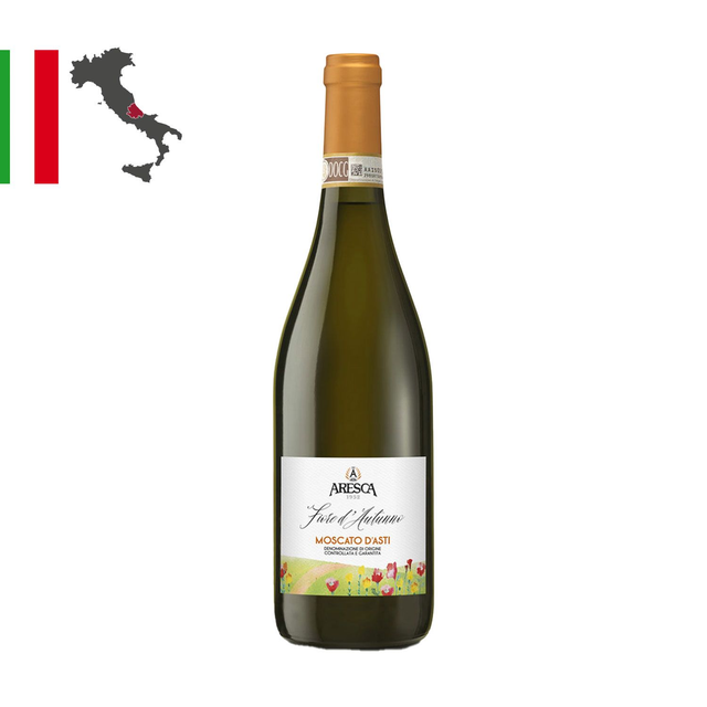 ARESCA Moscato d’Asti süß (Vorbestellen, lieferbar nach Ostern)