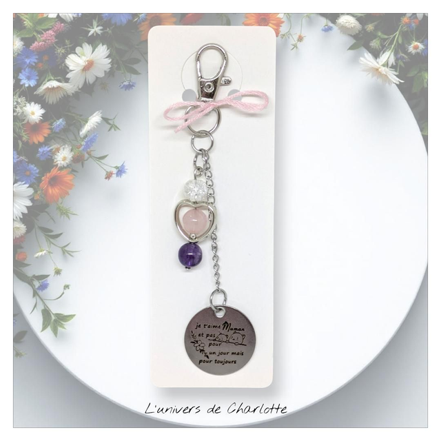 Porte-clés &quot;Trinité&quot; maman PC-021