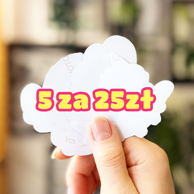 Zestaw 5 dowolnych naklejek
