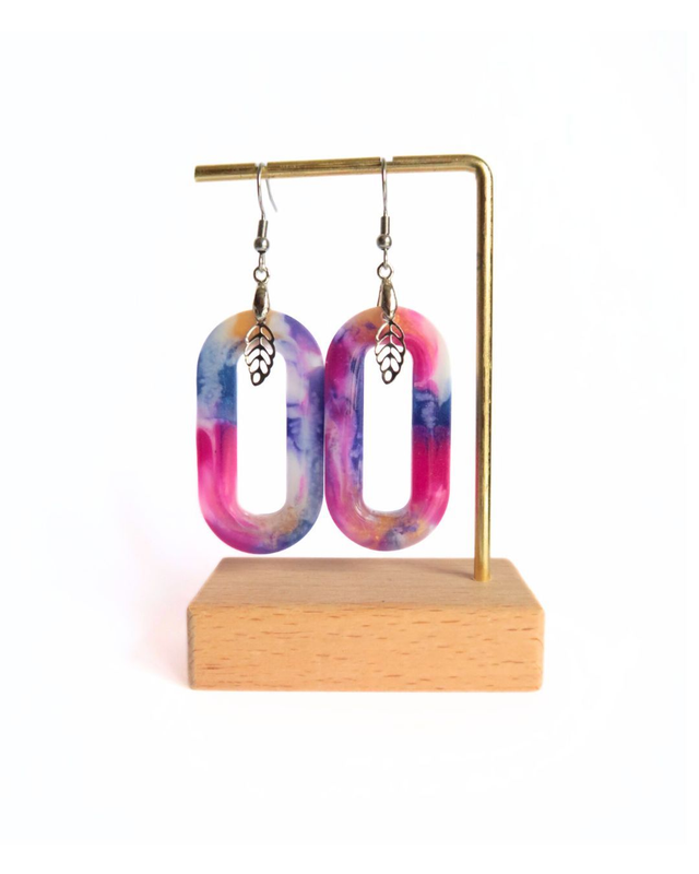 Grandes boucles d'oreilles Vertige | BO031