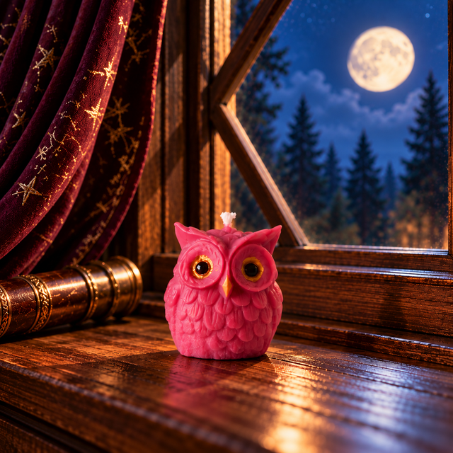 Bougie Maître hibou