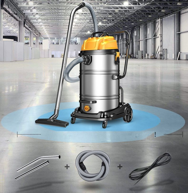 Industrial wet and dry vacuum cleaner