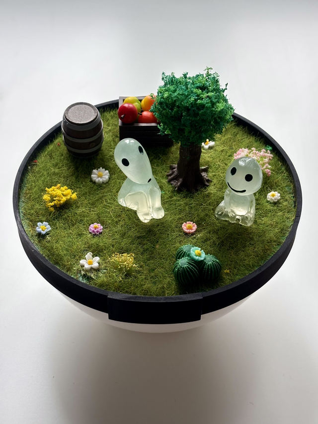 🌼 Terrarium Ghibli - Édition printemps - Kodama