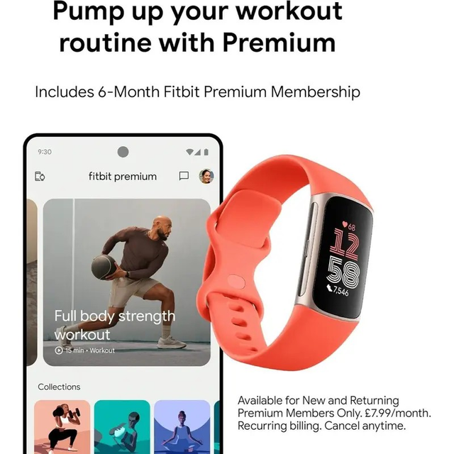 Google Fitbit Charge 6 Activity Tracker