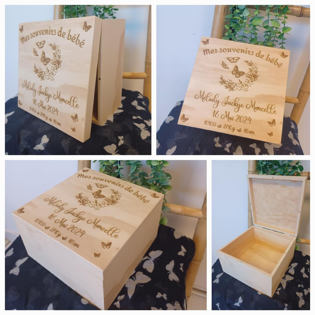 Boite souvenirs de naissance