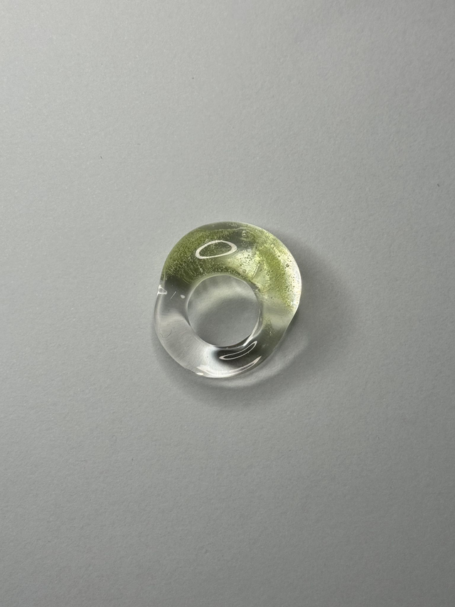 BRUMA VERDE - GLASS RING   