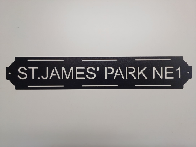 St. James&#039; Park NE1 Sign