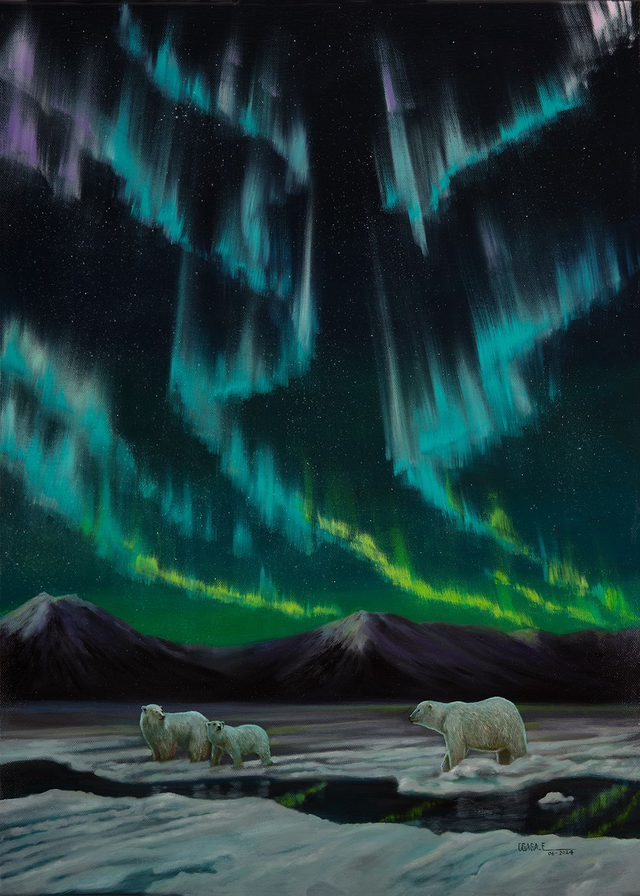 A Bear's Aurora (LIMITED PRINT)