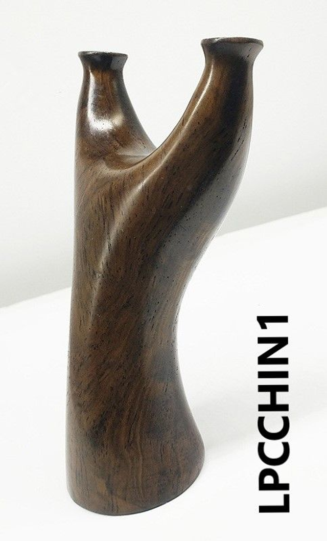 Lance Pierre Compétition type Chinois  traditionnel bois ébony - (2 bandes)