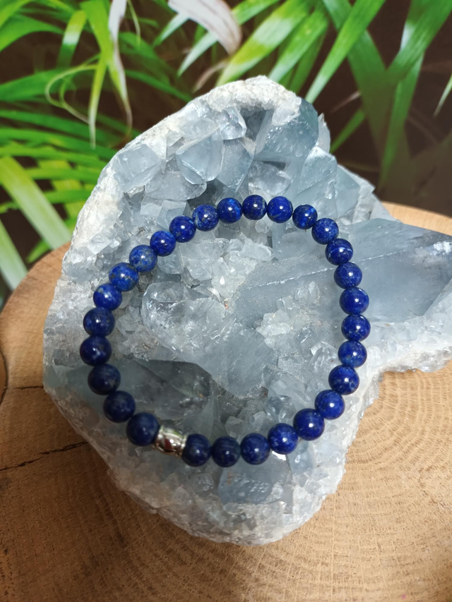 Bracelet en lapis-lazuli