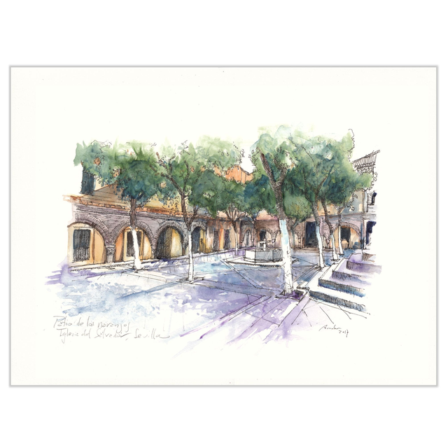 Patio de los naranjos, Iglesia de el Salvador, Sevilla