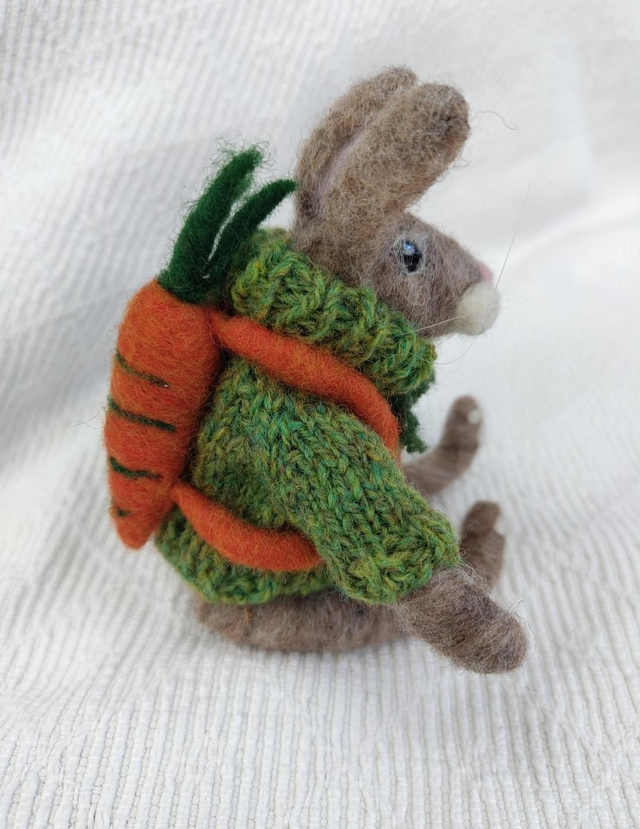 Folk Tails: Brambles the Bunny (Made to Order - allow 3 week craft time)