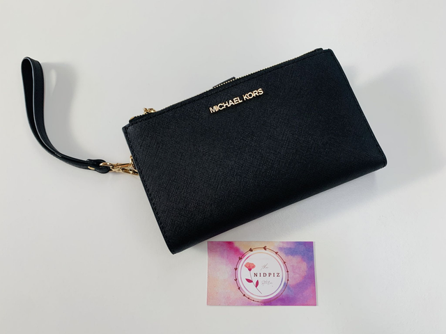 Michael Kors - Billetera Jet Set Travel para Smartphone (Black)