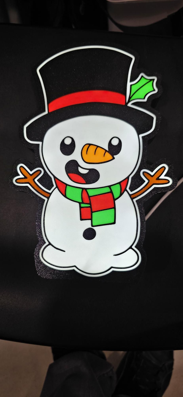 Lampe bonhomme de neige