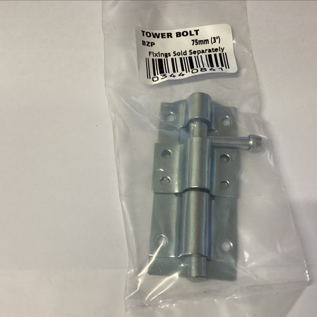 Tower bolt 75mm 0344084