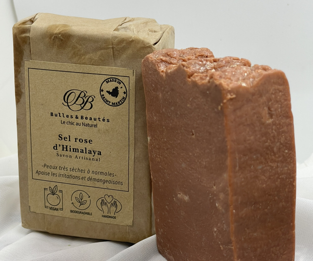 Savon Sel rose -PINK SALT SOAP
