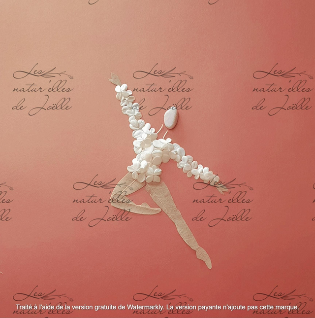 Saut du danseur classique 20x20cm Papier Fine Art 308g 