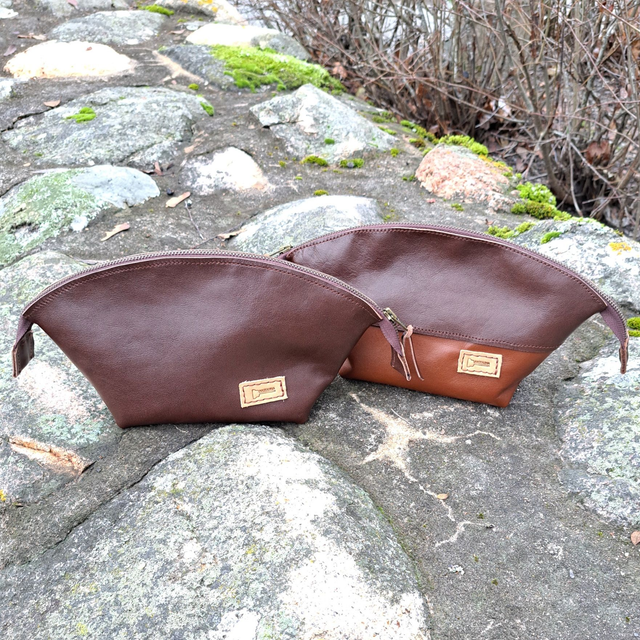 Toilettipussi nahkaa