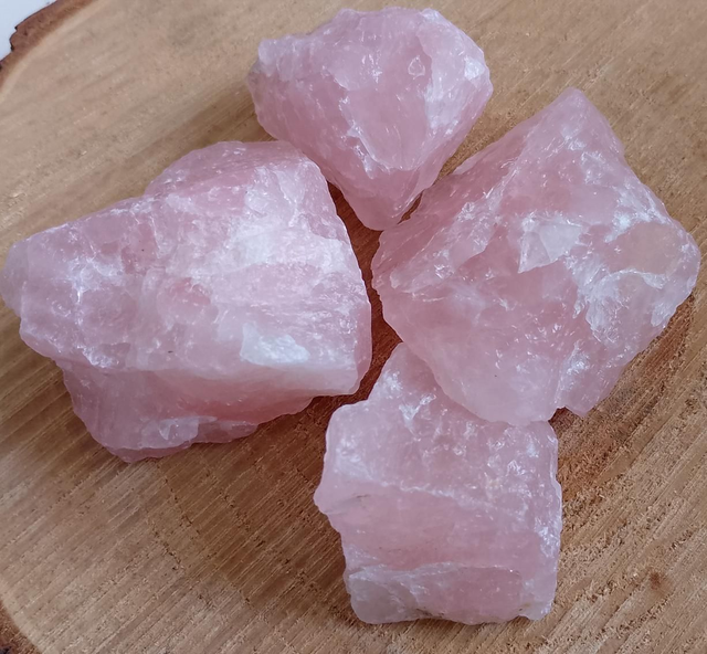 Quartz rose brut 