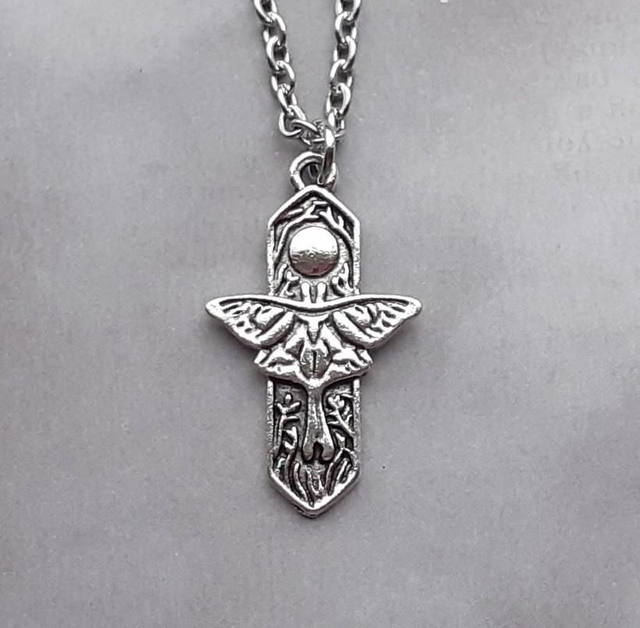 Luna Moth Necklace 