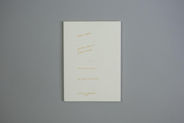 Delphes opus 12 et autres poèmes