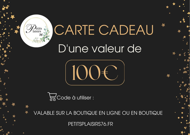 Carte cadeau 100€