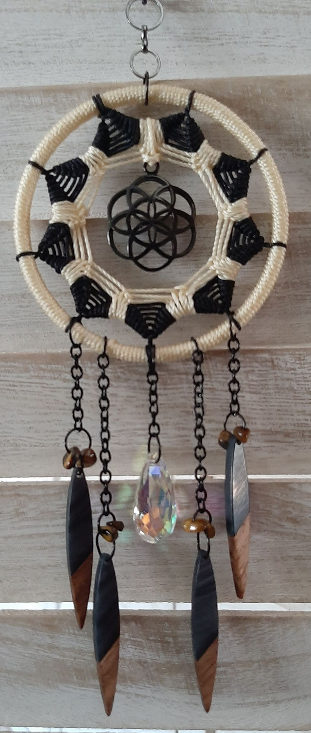 ATTRAPE REVES SUNCATCHER ROSACE