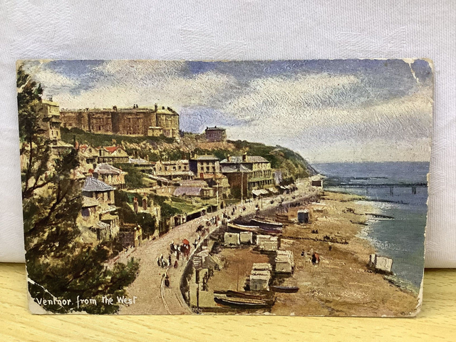 Ventnor, from the West, Isle of Wight, Posted 1906 S. Hildesheimer & Co. Ltd Antique Postcard Our Ref No. R778 £2.25