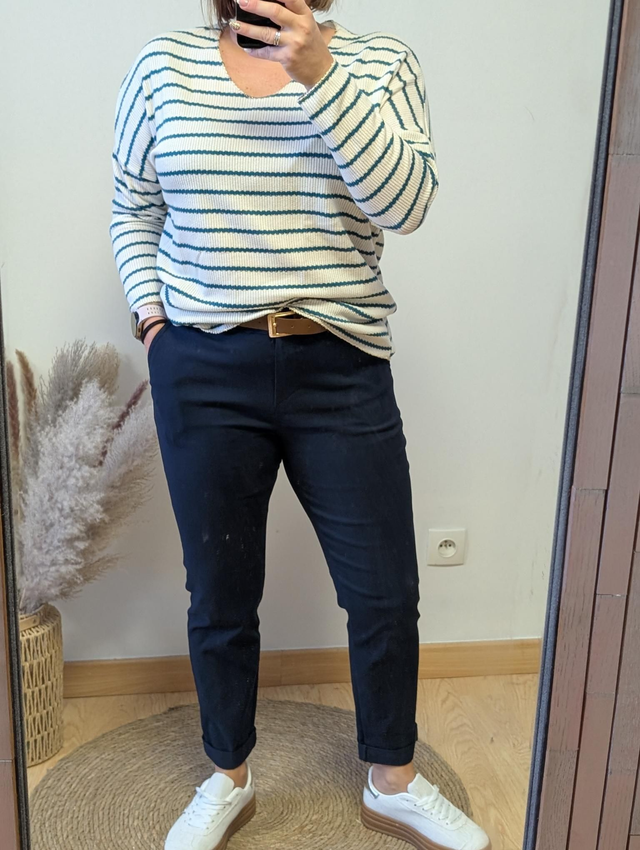 Pantalon Axel marine du S au XXL