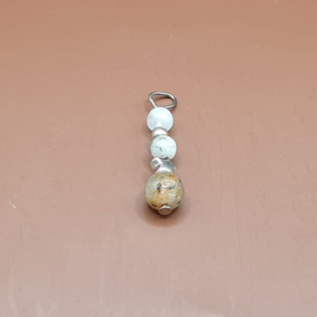 Pendentif Aigue marine - labradorite