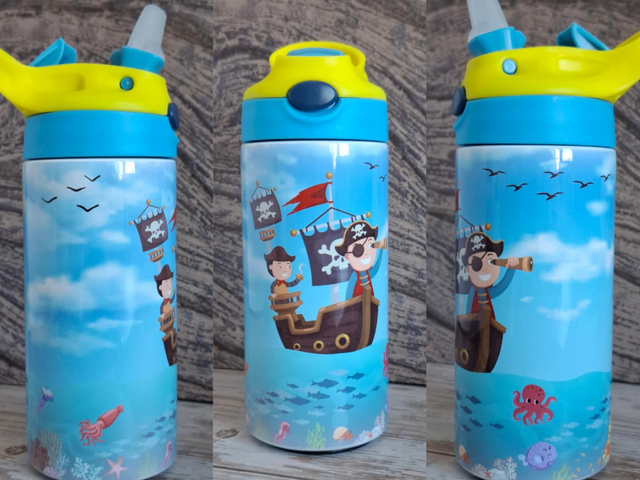 Gourde enfant pirates