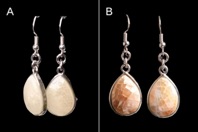 Boucles d&#039;oreilles nacre 