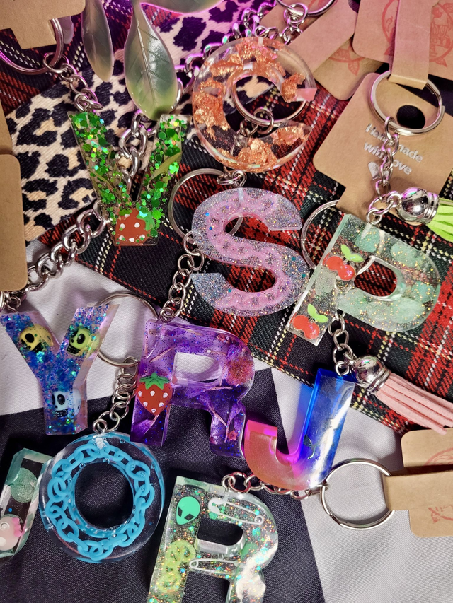 Alternative Letter Keyrings - Various Keychains